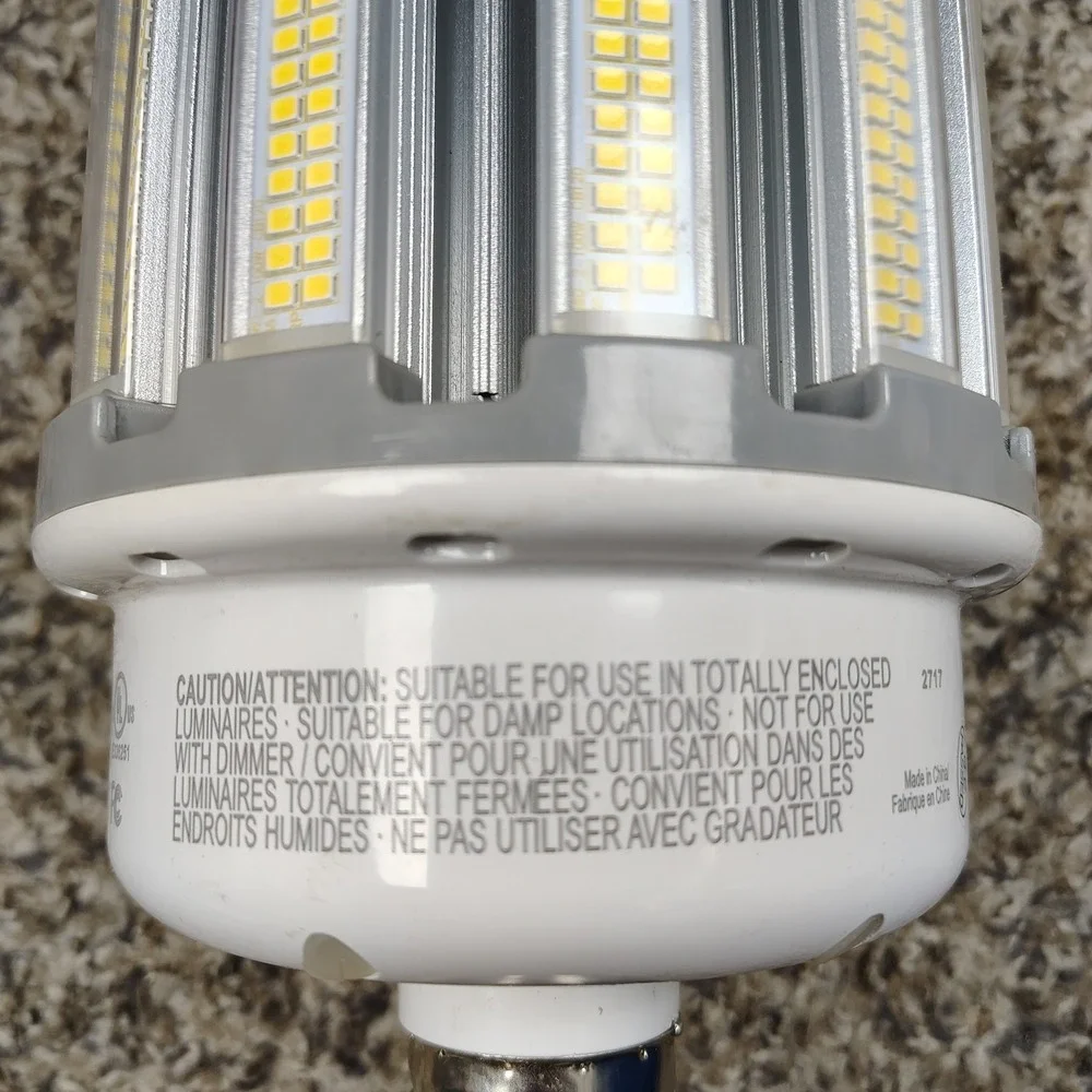 LED HID Replacement Corn Cob 120-227V 100W Watt EX39 50K‎ 5000 Natural Daylight